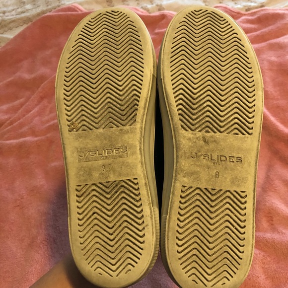 J/SLIDES black slip ons GUC - runs big - Picture 5 of 5